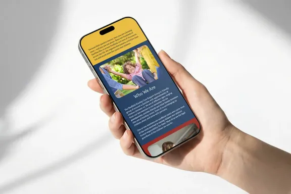 Sheffield Kinship Care mobile mockup