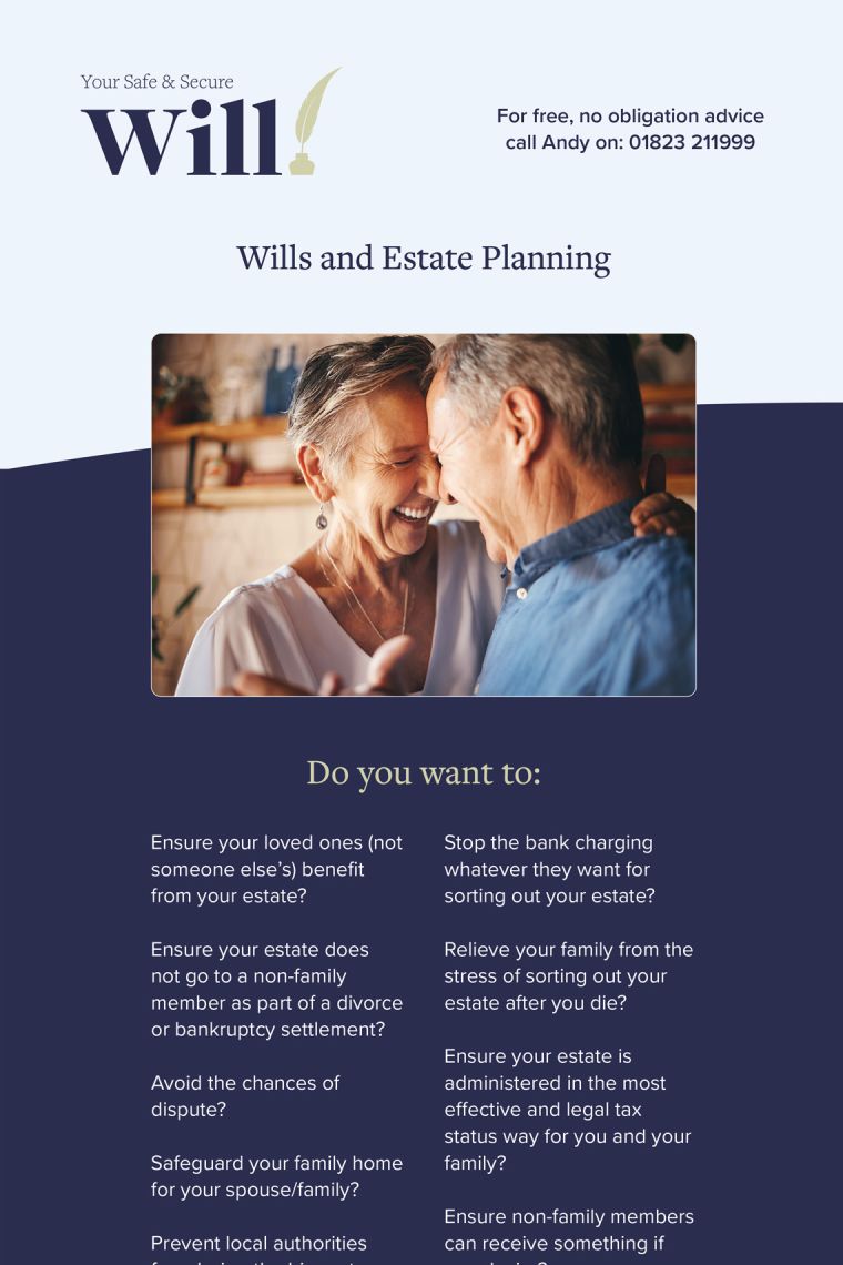 Your Safe and Secure Will – Wills and Estate Planning