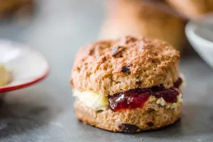 Devon Scone – a photo from a Taste Buds magazine recipe shoot.