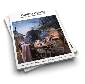 Magazine publishing example. Devon Home magazine cover